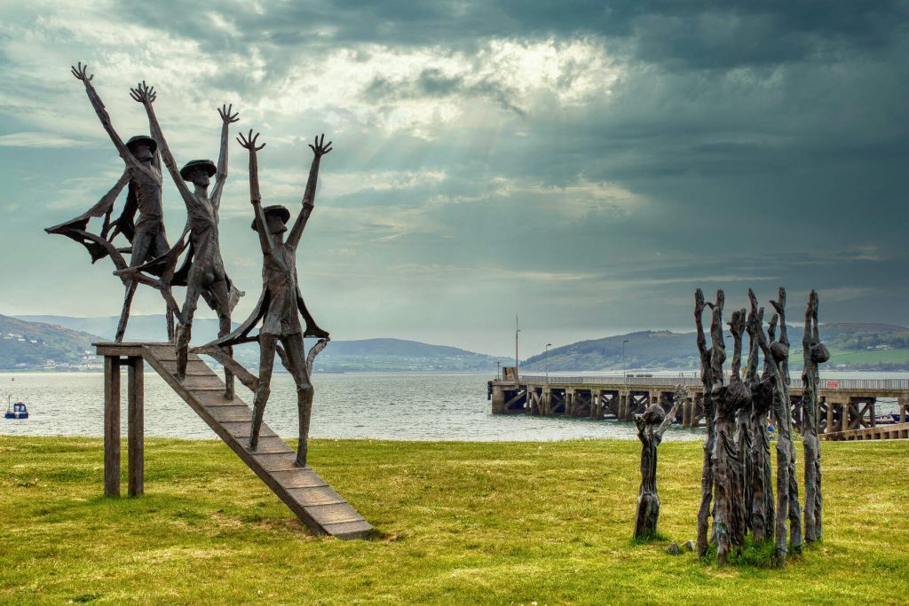 Flight of the Earls Sculpture, Rathmullan, Co. Donegal